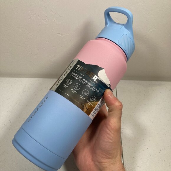 Hydragear 40oz Thermos Stainless Steel Design Pink Blue - NWT - Picture 1 of 12